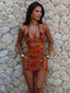 NIKI MINI SKIRT GOLDEN CRYSTAL Mini Skirt 