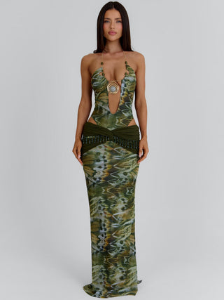 CLARISSE MAXI SKIRT ECRU WINGS Pants 