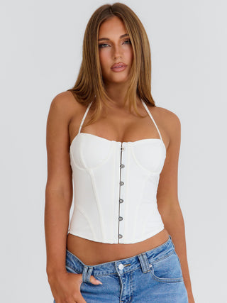 NOOR CORSET TOP WHITE Corset 