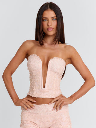 NORAH TOP LIGHT PINK Crop Top 