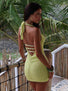 NOVELA MINI DRESS LIME Mini Dress 