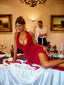 NOVELL MAXI DRESS RED Maxi Dress 
