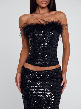 NUI TOP BLACK Corset 