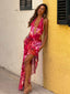 OLIVI MAXI DRESS CRIMSON LILY Maxi Dress 