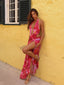 OLIVI MAXI DRESS CRIMSON LILY Maxi Dress 