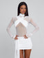 OLYRA MINI DRESS WHITE Mini Dress 