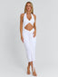 OMERY MIDI DRESS WHITE Midi Dress 