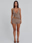 OMYA PLAYSUIT TAN Playsuit 