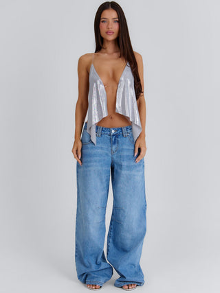 ZERIAH PANTS LIGHT BLUE Jeans 