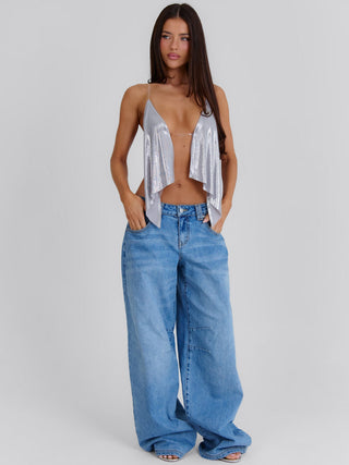 ZERIAH PANTS LIGHT BLUE Jeans 