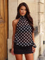 ORIANE MINI DRESS BLACK POLKA DOT Mini Dress 