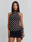 ORIANE MINI DRESS BLACK POLKA DOT Mini Dress 