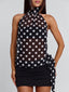 ORIANE MINI DRESS BLACK POLKA DOT Mini Dress 