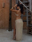 ORIETTA TOP GOLD Crop Top 