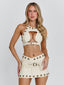 ORLENA TOP IVORY Crop Top 