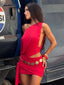 OTHELLIO MINI DRESS RED Mini Dress 
