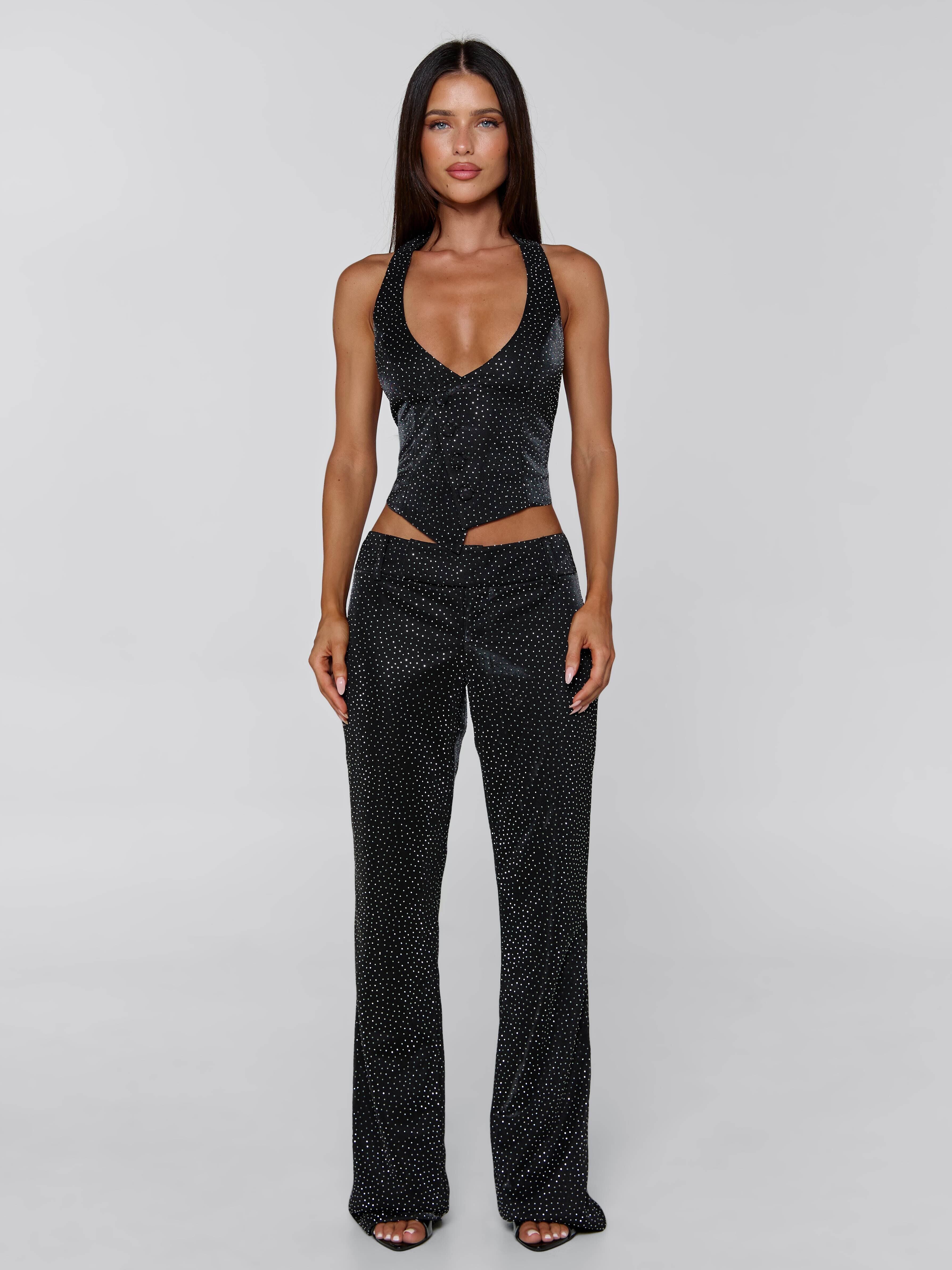 Mariais Pant Black Sparkle | Outcast US – Outcast USA