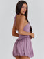 PAISLEE MINI DRESS DUSTY PURPLE Mini Dress 