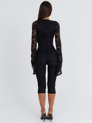 PANIA CAPRI JUMPSUIT BLACK Jumpsuit 