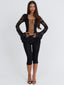 PANIA CAPRI JUMPSUIT BLACK Jumpsuit 