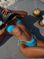 PEARL BIKINI BOTTOM BLUE STRIPE Bikini Bottom 