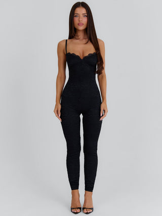 PEGGY JUMPSUIT BLACK Jumpsuit 