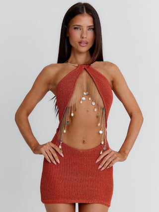 PERA MINI DRESS ORANGE Mini Dress 