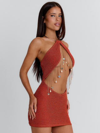 PERA MINI DRESS ORANGE Mini Dress 