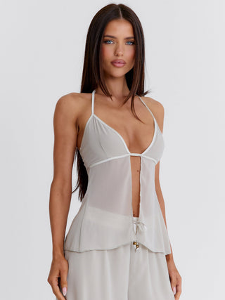 PHONIX TOP GREY Crop Top 