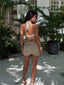 PIETRA MINI DRESS GOLD Mini Dress 