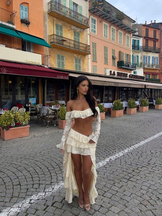 PIETTE MAXI SKIRT CREAM Maxi Skirt 