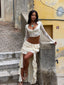 PIETTE MAXI SKIRT CREAM Maxi Skirt 