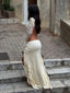 PIETTE MAXI SKIRT CREAM Maxi Skirt 