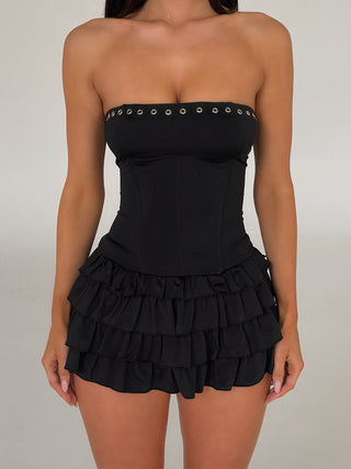 Women's Pippa Mini Dress Black in Size Small by Outcast Women's Pippa Mini Dress Black in Size Small by Outcast