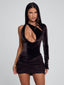POLLINE MINI DRESS CHOCOLATE Mini Dress 