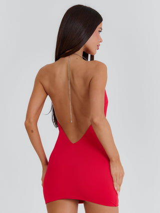 POLYXENA MINI DRESS RED Mini Dress 