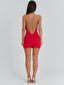 POLYXENA MINI DRESS RED Mini Dress 