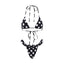 PALOMA BIKINI TOP POLKA DOT Bikini Top 