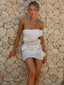 POSY MINI DRESS BRIGHT WHITE Mini Dress 