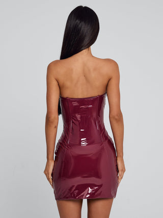 Women's Praiano Mini Dress Red in Size XXS by Outcast