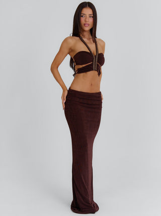 RACHANA MAXI DRESS CHOCOLATE Maxi Dress 
