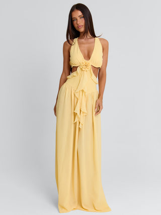 Raelyn Maxi Dress Yellow | Outcast US Outcast USA Raelyn Maxi Dress Yellow | Outcast US Outcast USA