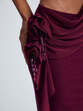 RAER MAXI DRESS BURGUNDY Maxi Dress 