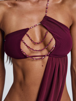RAER MAXI DRESS BURGUNDY Maxi Dress 