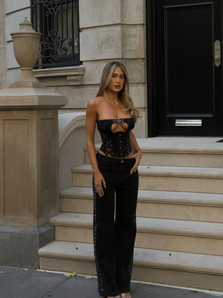 RAFFIE PANT BLACK Pants 
