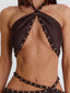RAI TOP CHOCOLATE Crop Top 