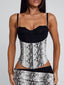 RAVELLE TOP SILVER SNAKE Corset 