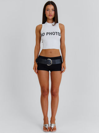RAZZI TANK TOP WHITE Crop Top 