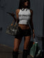 RAZZI TANK TOP WHITE Crop Top 