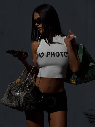 RAZZI TANK TOP WHITE Crop Top 
